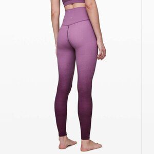 Lululemon Align Pant 28"Spray Ombre Align Pant BW555 FTBK FULL28 Jubilee Multi